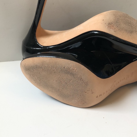 Ivanka Trump Janie Pumps in Black Patent Size 5.5 - Picture 9 of 11